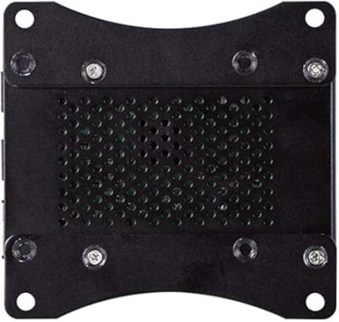 para Raspberry Pi 3 Modelo B + Caja de Aluminio con Ventilador Caja de Metal Plata Verde Negro Caja RPI 3 Caja para Raspberry Pi - Plata