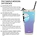 Simple Modern Cruiser Tumbler with Clear Flip Lid and Straw - Insulated Travel Mug Stainless Steel Water Bottle 30 Ounce Ombre: Tropical Seas