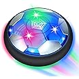 DOUEUREL Hover Soccer Ball,Colorful LED Light and Soft Foam Bumper Hover Ball,Gifts for Boys Girls 3 4 5 6 7 8 12 Year Old Toys,Air Power Soccer Ball