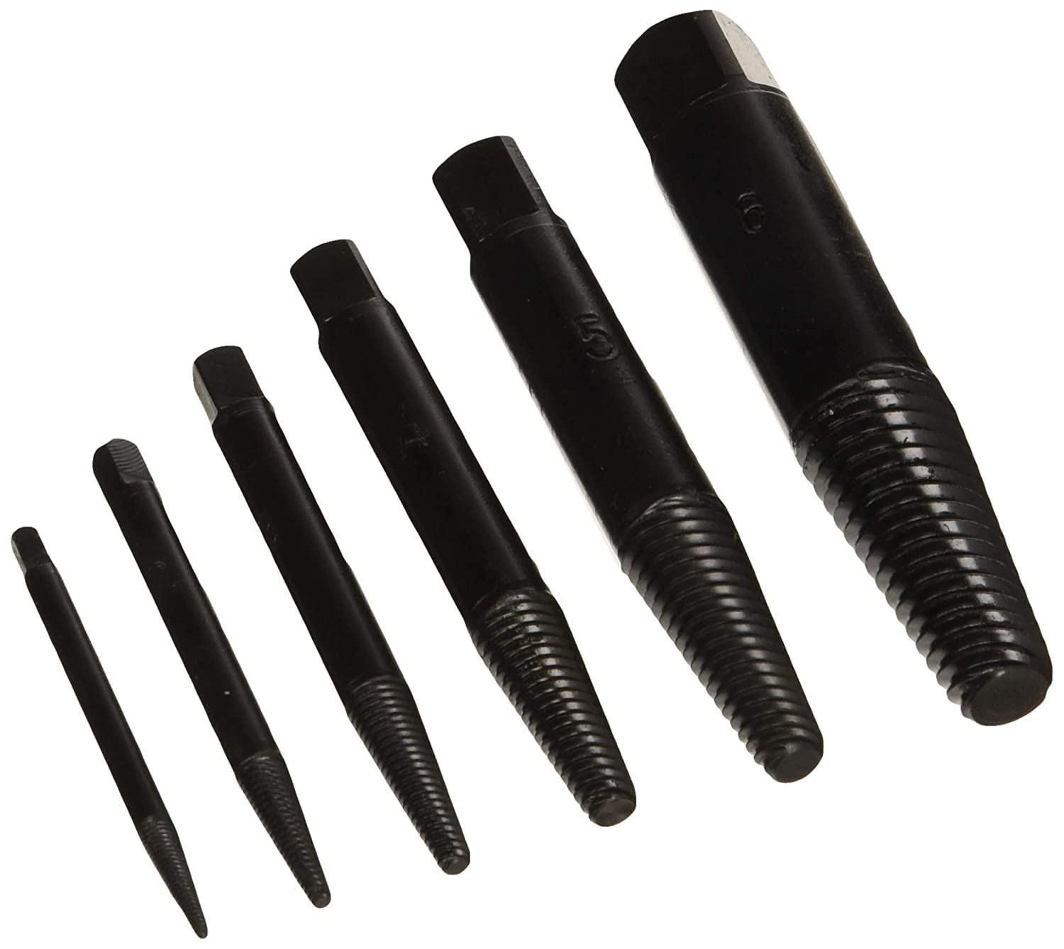 Rennsteig 470 901 3 6 Parts Screw Extractor Set, Black