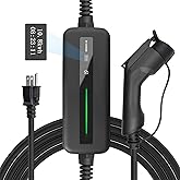 BESENERGY 15A EV Charger, Level 1 J1772 EVSE 20ft Home 110V-120V IP65 Portable Charge Station Compatible with All EV Cars… (B