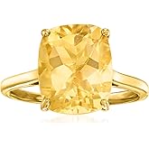 Ross-Simons 4.60 Carat Citrine Ring in 18kt Gold Over Sterling