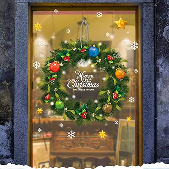 Christmas Window Clings,Christmas Window Decorations For Window
