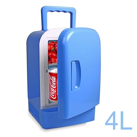 URAQT Mini-Frigorífico con Compartimento Congelador, Portatil ...