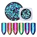 BORN PRETTY Nail Art Chameleon Flakies Iridescent Sequins Irregular Rainbow Glitter Manicure Paillette Dust 6 Colors