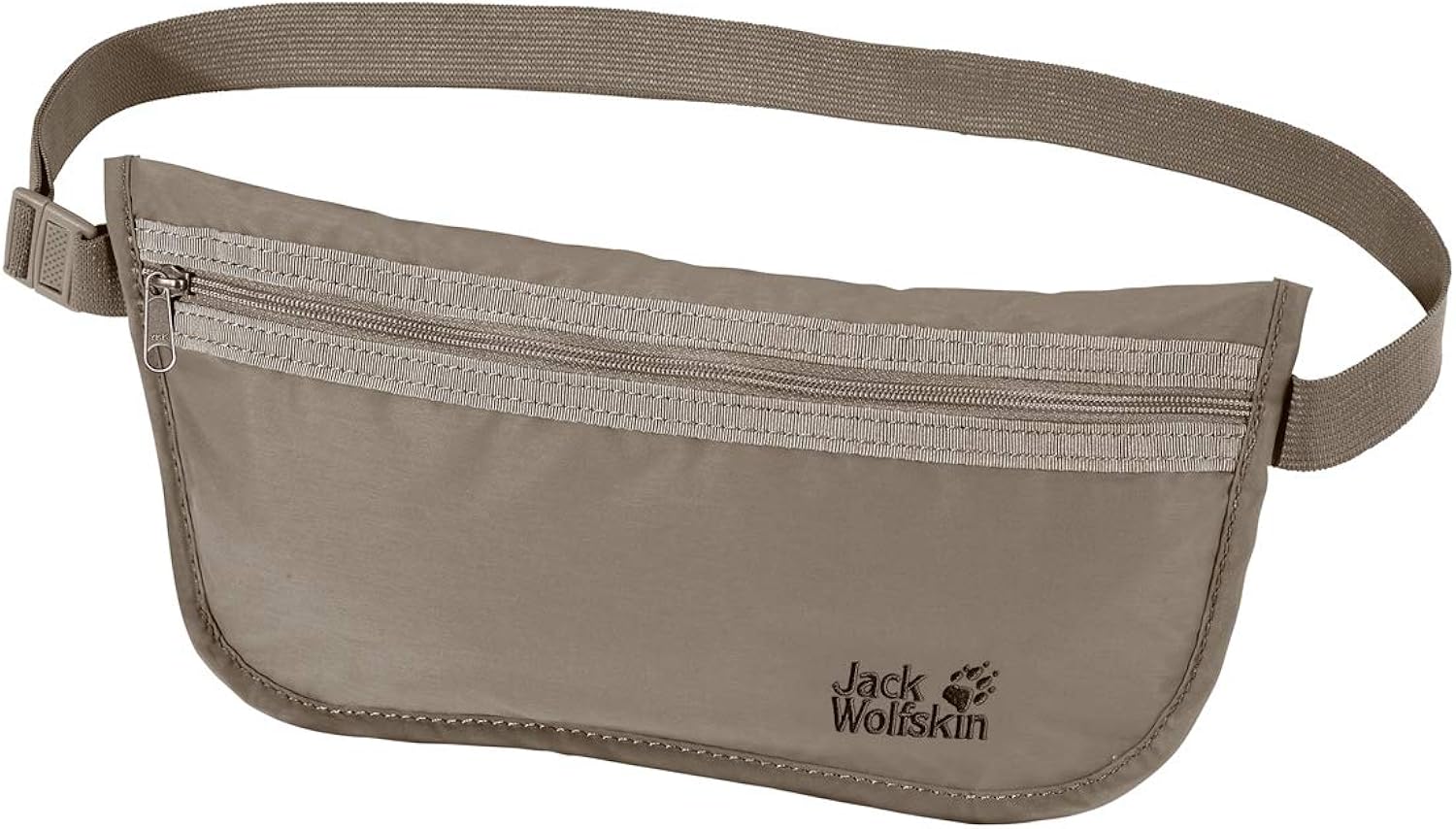 Jack Wolfskin Gürteltasche Document Belt, color Silver Mink, tamaño