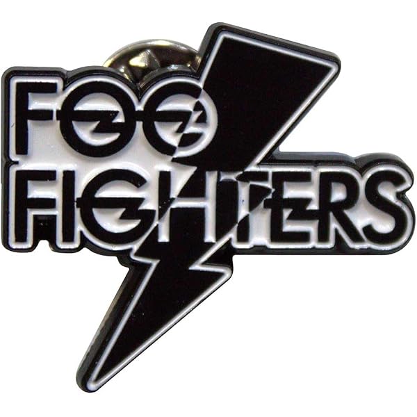 Foo Fighters Embroidered Iron-On Patch - Classic Band Logo With Bear & Rainbow Lightning Bolt - Perfect For Jackets, Backpacks & Gifts