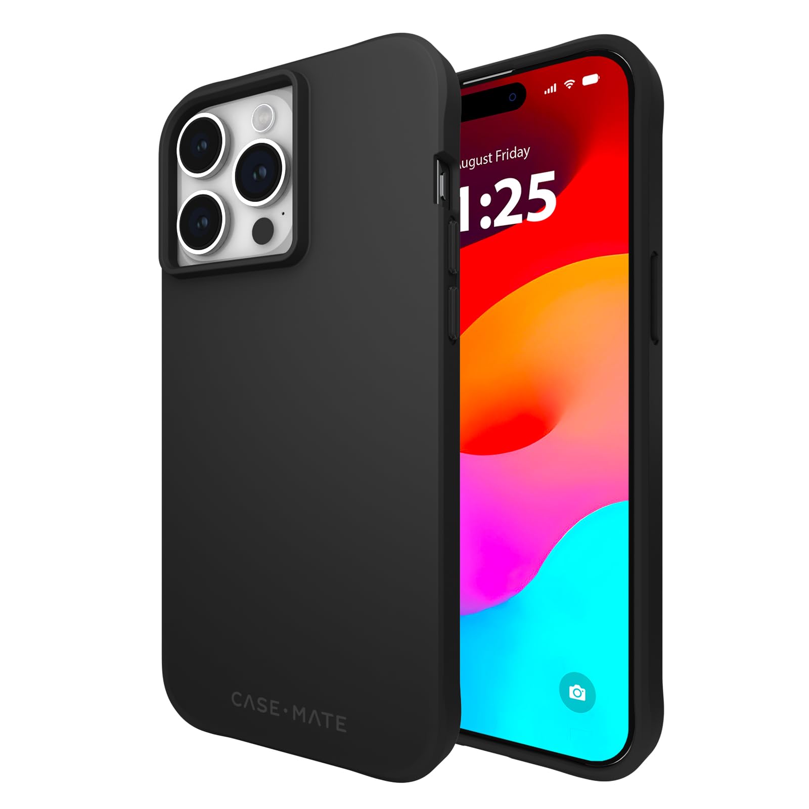 Case-Mate Tough iPhone 15 Pro Max Case - Black [12FT Drop Protection] [Wireless Charging Compatible] Slim Phone Case for 15 Pro Max 6.7", Shockproof Cover, Slim Cover with Anti Scratch Tech — image 1