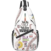 YOPIGOT Baseball Sling Backpack - Crossbody Shoulder Bag for Men & Women