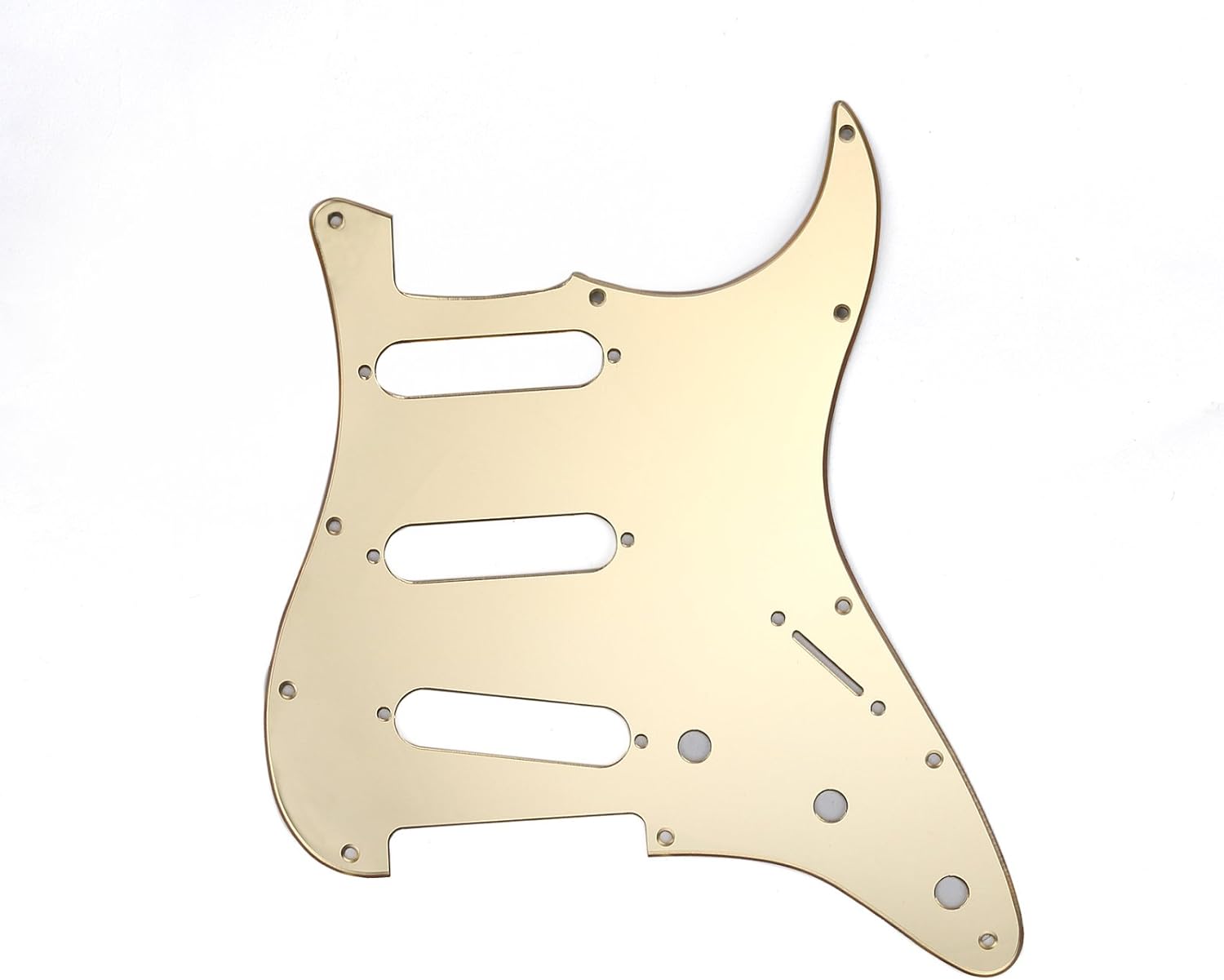 Musiclily 11 Hole SSS Strat Pickguard Scratch Plate for Fender USA/Mexican Standard Stratocaster Modern Style Electric Guitar