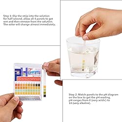pH Test Strips 0-14, 0.5 Accuracy 100ct, Esee pH