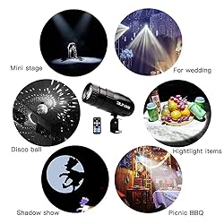 Pinspot Light with Remote, JLPOW Super Bright