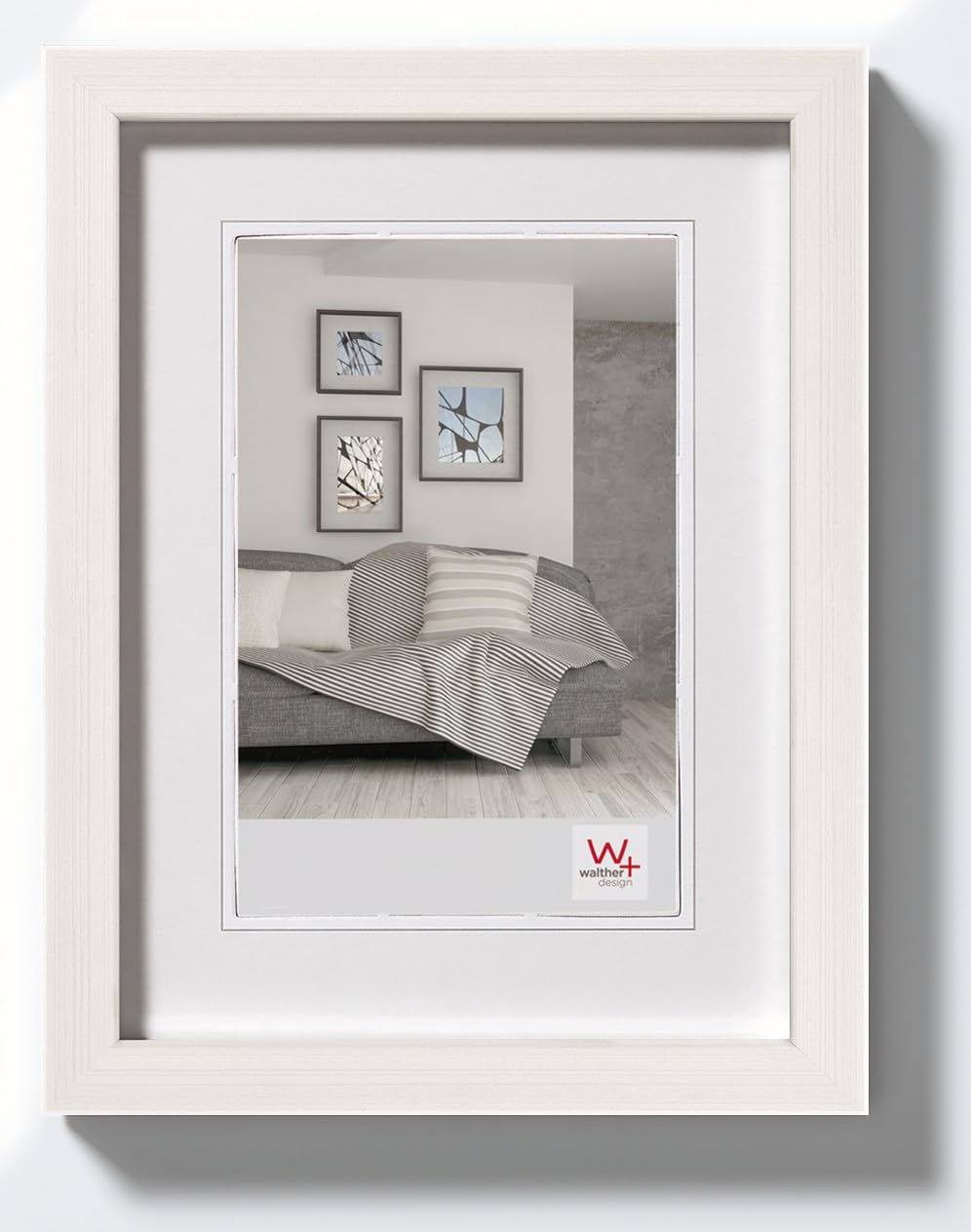 walther Design Picture Frame White 18 x 24 cm Construction Design Frame JK824W