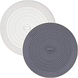 (2 Pack) Silicone Tub Stopper, Premium Bathtub Drain Stopper, One of the Best Sealing Sink Stopper, Upgraded Drain Plug for K