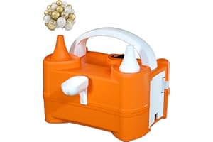 Beeyaky Electric Air Balloon Pump and Tying Tool in One, Balloon Pump Electric, Portable Dual Nozzle Balloon Pump Inflation for Party Decorations