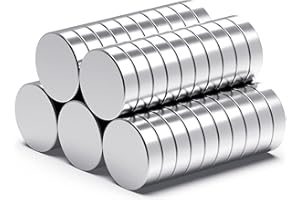 THCMagorilla Strong Neodymium Magnets, Rare Earth for Crafts, Heavy Duty Round Small Magnets, 0.47 x 0.12 Inch, 50 PCS