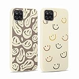 RUMDEY 2 Pack Happy Smiley Face for Samsung Galaxy