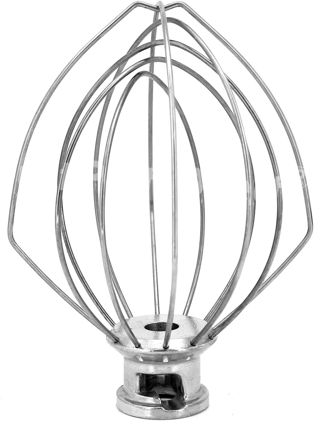 6'' K45WW Wire Whip for Tilt-Head Stand Mixer for KitchenAid, Heavy Cream Beater, Stainless Steel Egg Cream Stirrer, Cakes Mayonnaise Flour Whisk