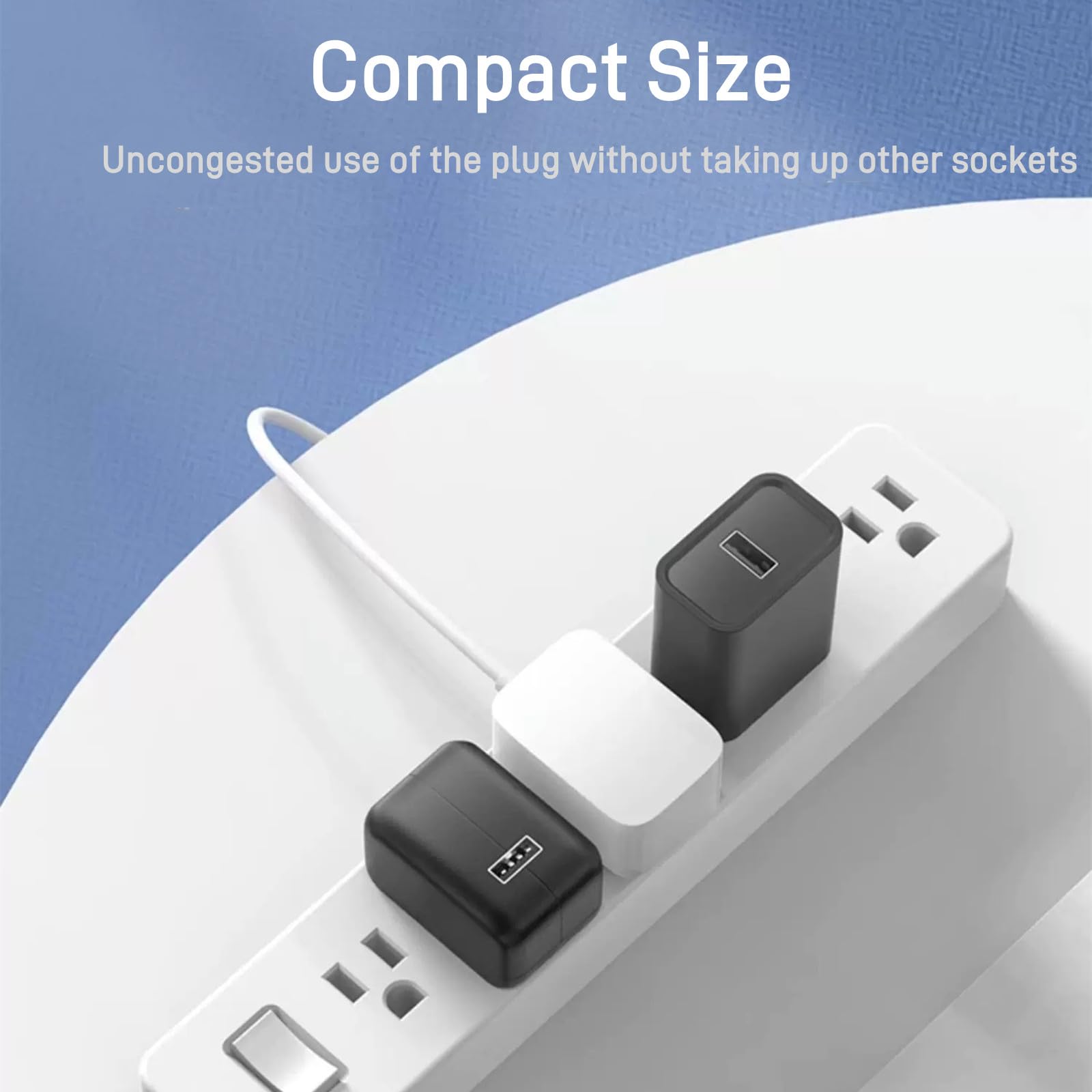 Baby Swing Charger for Kmaier,Munchkin,Larex,Jaoul,Babybond Swing,5V 1.5A Power Cord Replacement for Kidsview,Ezebaby,Napei,Gopanda,Nova,Bellababy Swing and More,6.7FT/OEM/White.