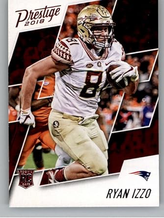 Amazon Com 2018 Panini Prestige Nfl 290 Ryan Izzo New England Patriots Rookie Card Rc Panini Football Card Collectibles Fine Art