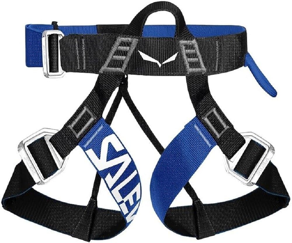 Salewa Via Ferrata Evo Harness, Black/Blue, M/XXL, Unisex