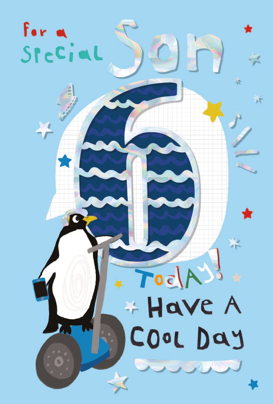 Special Son 6th Birthday Card Age Six 1109