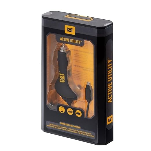 Caterpillar CAT Micro USB Kfz-Ladekabel für B10/B15/B25/B100