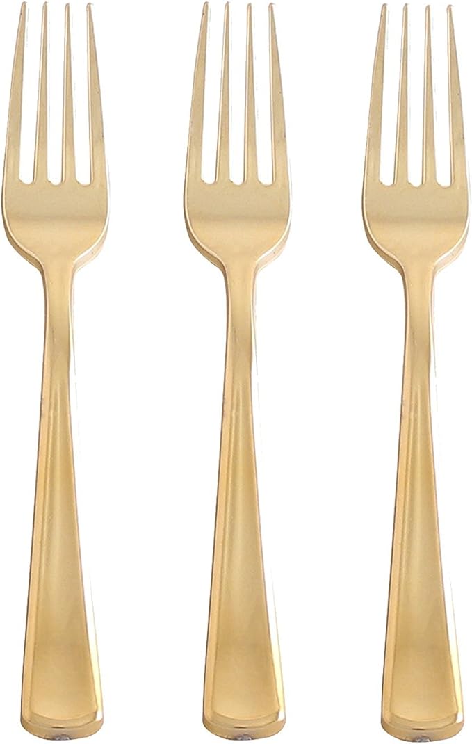 Party Bargains Disposable Plastic Silverware Flatware Forks