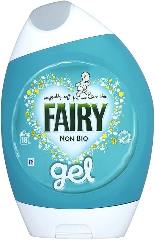 Fairy Non Bio Gel Laundry Detergent for Sensitive Skin 18 Washes (Pack