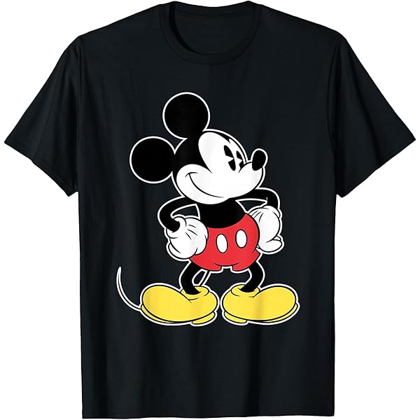 Amazon.com: Disney Mickey Mouse Big Face T-Shirt : Clothing, Shoes