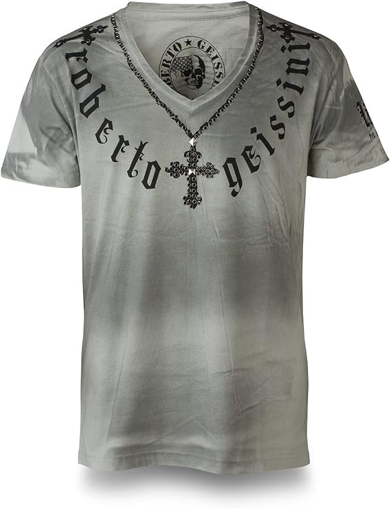 Roberto Geissini Herren T-Shirt 'Welcome To Brazil' – Baumwolle, Rundhals, Größe S-XXL