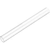 uxcell Clear Rigid Tubing 22mm(7/8'') ID x 25mm(63/64'') OD x 1Ft Length Round Plastic Polycarbonate Tube