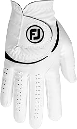 FootJoy WeatherSof Golf Glove White/Black Right Hand M-L EU view 2