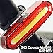 DBLLXX Super Bright Bike Light LED USB Rechargeable, Bike Tail Light 6 Modes,Waterproof,Helmet Light Accessories Fits on Any Bicycles,Easy to Install for Cycling Safety Flashlight