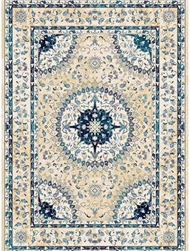 USA Rug Persian Living Room Coffee Table Carpet Iranian Style Sofa Coffee Table Mat Home Bedroom Full Bedside Blankets Non-Slip Dustproof Carpet (Size : 160x230cm)
