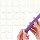 Geyee 24 Pcs Candle Grips for Taper Candles Adhesive Snugger Holder, 1.2 in | Foam Advent Candle Inserts,Small Candlesticks Stabilizer Accessories for Wedding,Holiday Party Supplies