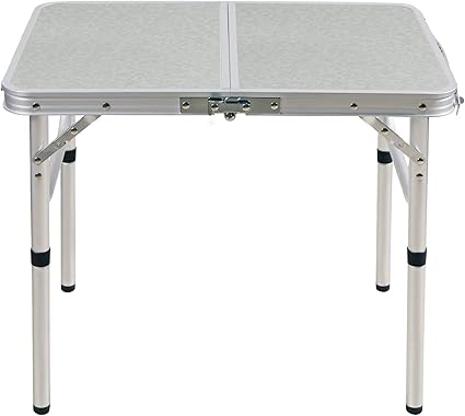 aluminum portable adjustable folding table