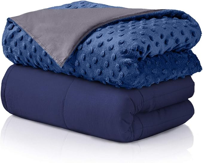 Amazon.com: ALPHA HOME Weighted Blanket 15 lbs 48"x72" with Free Free