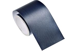 Kelendle Metallic Wallpaper Border Peel and Stick Flexible Molding Trim Self Adhesive Decorative Wall Lines Border Lines for Bathroom Kitchen Hotel DIY Home Decoration 4.2x196.8 Navy Blue