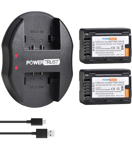 Amazon.com : Battery Pack for Panasonic HC-VX980 HC-VX980M HC