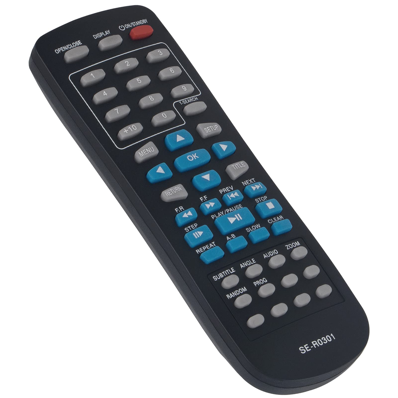 SE-R0301 Replacement Remote Control Fit for Toshiba DVD Player SD-4100KU SD-4100 SD-4200 SD4200KU SDK790KU SD3300KU SD-K780 SD1010KB SD-590KY SD-690KR