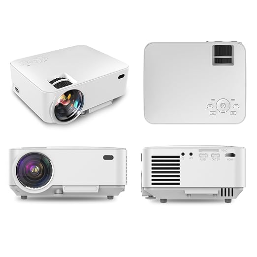 Webeauties 1500 Lumens LED Proyector HD, Proyector Multimedia ...