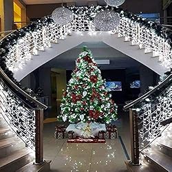 Toodour Icicle Christmas Lights, 432 LED 35.4ft 8
