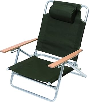 Amazon Hilander ハイランダー リクライニングローチェア 単体 カーキ Hilander ハイランダー テーブル チェア ハンモック