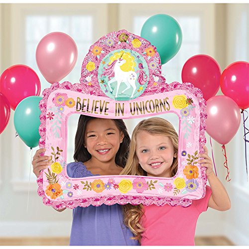 Amscan Inflatable Unicorn Foil Frame 27