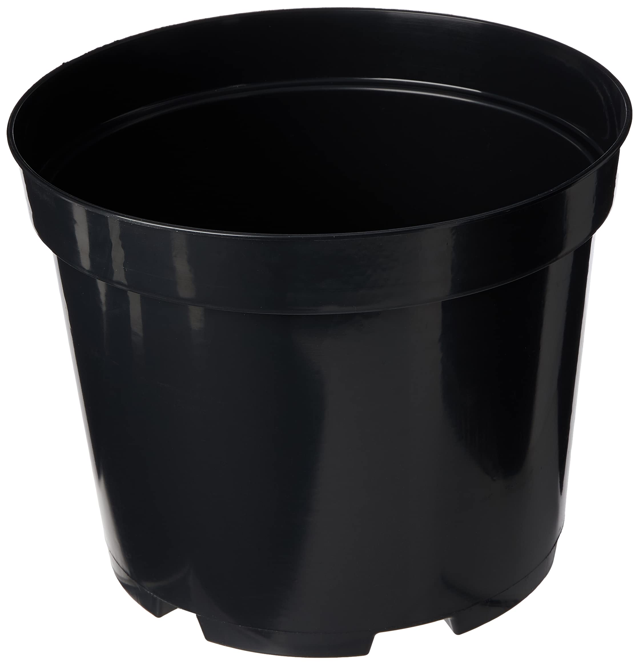 PLANT IT 01-010-073 7.5 Litre Round Plastic Pot - Black