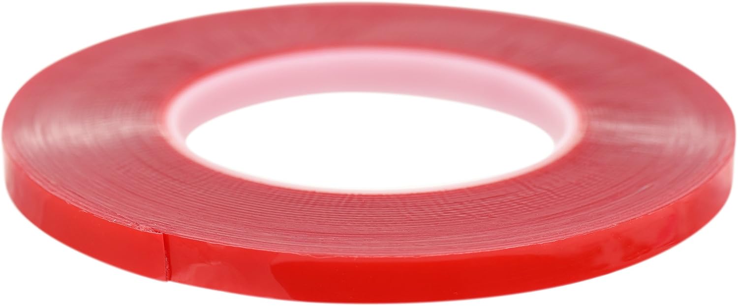 FiveSeasonStuff Multi-Purpose Strong Double Sided Adhesive Acrylic Tape 10 Metre 1mm x 10mm No Residue & Waterproof