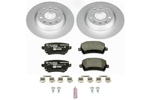 Power Stop ESK5662 Euro-Stop Brake Kit For Volkswagen Eos 2007-2009, Volkswagen Passat 2010, Volkswagen Tiguan 2011 [Model Specific]