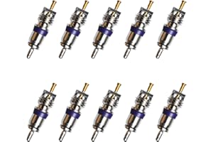 10 Pack European Large Bore A/C Schrader Valve Core for MT1544 BMW 64536922944 Mercedes Mini 0008320285 VW 8E0820855 for 134A