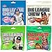 Big League Chew Gum, 4 Flavors, Assortment, (4 - 2.12 Oz Packs)